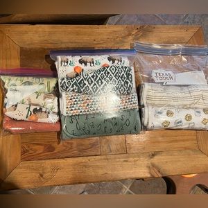 Copper Pearl Burp Cloths